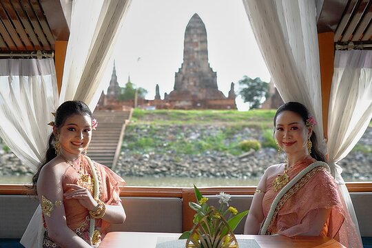 Ayutthaya Glittering Sunset or Sunshine Tour with Heritage Boat - Join Tour