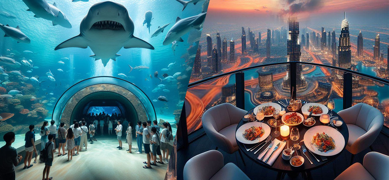 Burj Khalifa and Aquarium Tickets 2